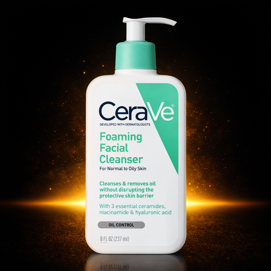 CeraVe Foaming Facial Cleanser for Normal to Oily Skin
