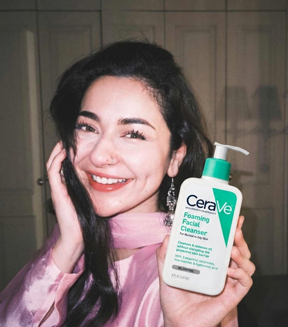 CeraVe Foaming Facial Cleanser for Normal to Oily Skin